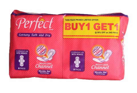 Perfect Circle Perfect Night With Wings Sanitary Napkins Buy 1 Get 1 50% Off On 2nd Pack 1 pc