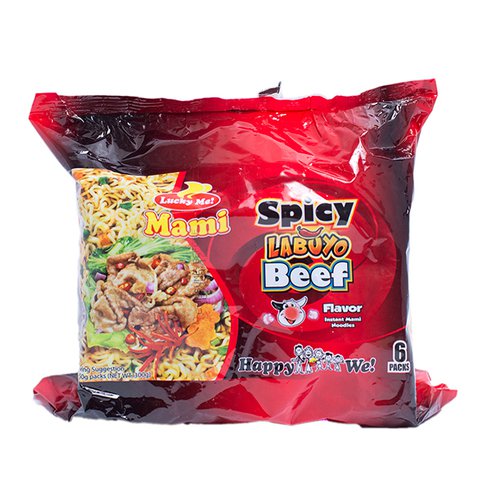 Lucky Me Instant Mami Spicy Hot Beef Multipack 50 g (6 pcs)