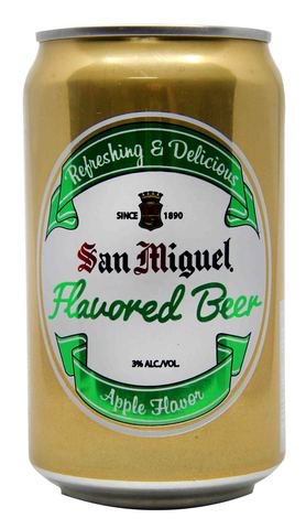 San Miguel Flavored Beer Apple Can 330 ml