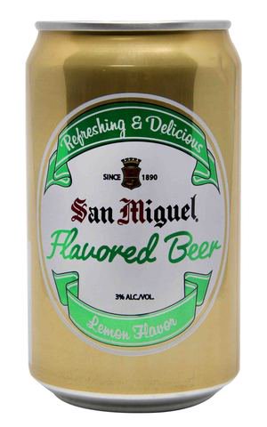 San Miguel Flavored Beer Lemon Can 330 ml