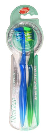 Supersavers Toothbrush Pointed Handle 2 pcs /pack