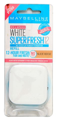 Maybelline White Super Fresh 12 Refill Nude 4 g