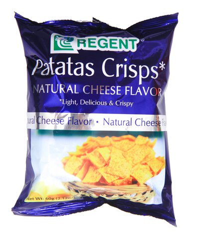 Regent Patatas Crisps Natural Cheese Flavor 60 g