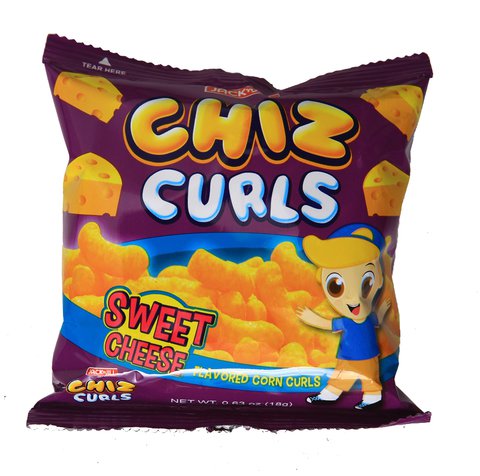 Chiz Curls Sweet &amp; Cheezy 18 g