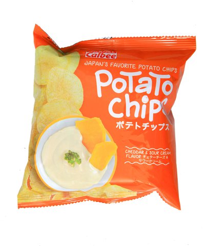 Calbee Potato Chips Cheddar &amp; Sour Cream 28 g