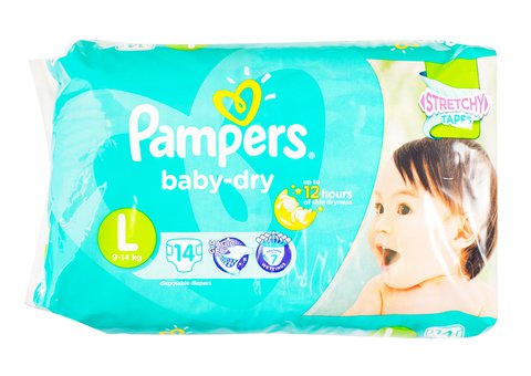 Pampers Baby Dry Large 14 pcs /pack