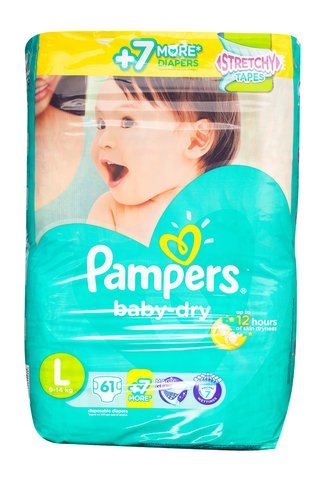 Pampers Baby Dry Baby Diapers Large 68 pcs /pack