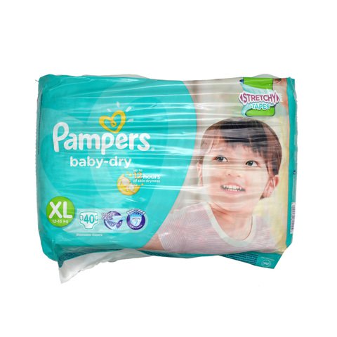 Pampers Baby Dry Baby Diapers XL 40 pcs /pack
