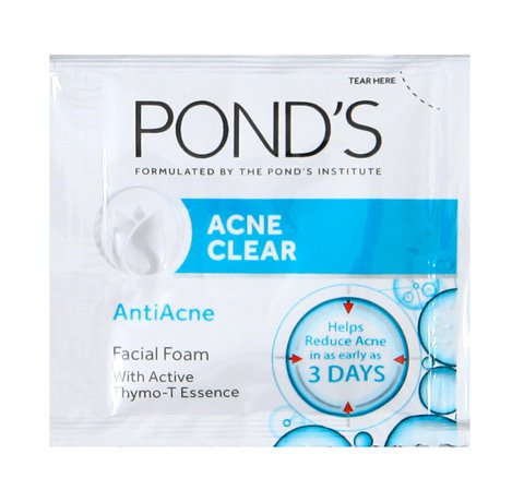 Pond's Facial Wash Acne Clear Whitening 4 g