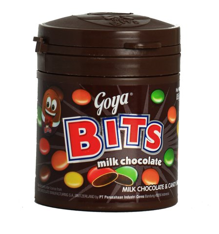 Goya Bits Milk Chocolate Can 85 g