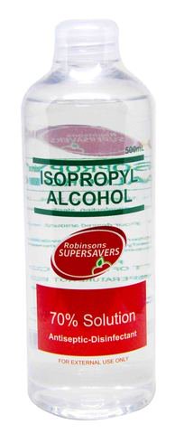 Robinsons Supersavers Isopropyl Alcohol 70% Solution 500 ml