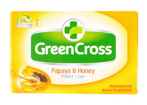 Green Cross Body Soap Papaya &amp; Honey 125 g