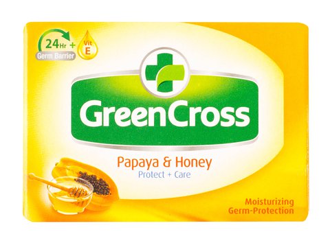 Green Cross Body Soap Papaya &amp; Honey 85 g