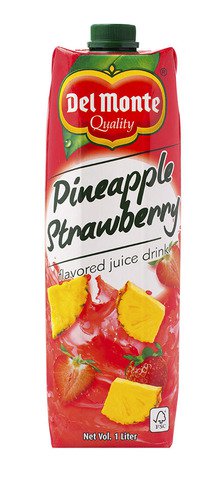 Del Monte Pineapple Strawberry Flavored Juice Drink 1 l