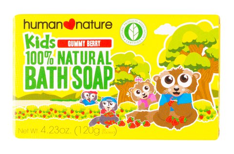 Human Nature Body Soap Gummy Berry 4 Kids 120 g