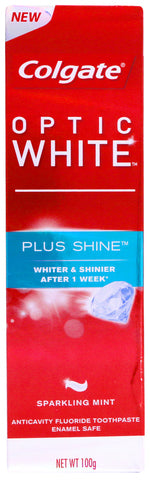 Colgate Toothpaste Optic White Plus Shine 100 ml