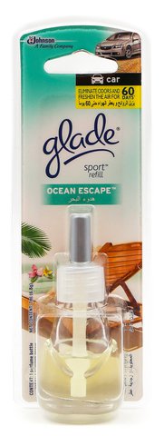 Glade Sport BR2 Ocean Escape Refill Car Freshener 7 ml