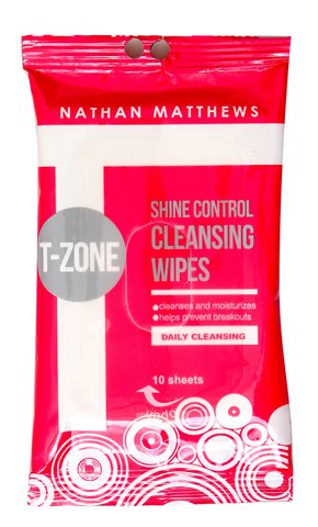 Nathan Matthews Facial Wipes T-Zone 10 sheets /pack