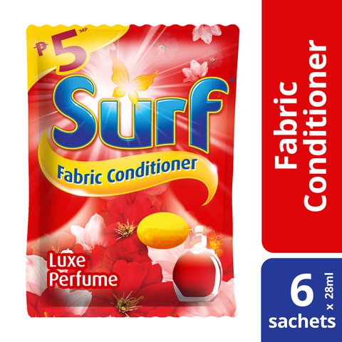 Surf Fabric Conditioner Luxe Perfume Sachet 28 ml x 6 sachets