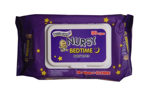 Nursy Baby Wipes Bedtime 90 wipes /pack