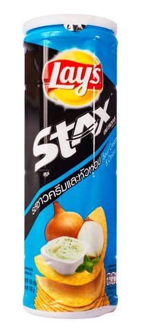 Lay's Stax Sour Cream &amp; Onion Thai 100 g