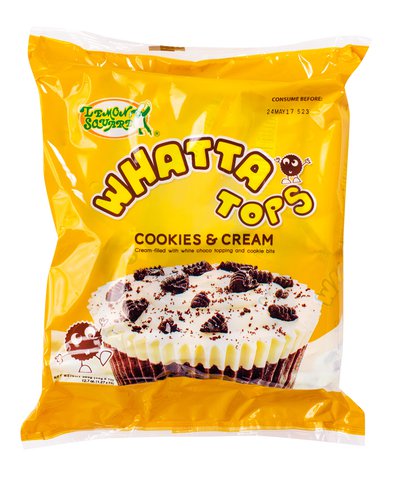 Lemon Square Whatta Tops Cookies &amp; Cream 360 g (10 pcs)