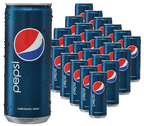 Pepsi Regular - 1 Case 24 cans (250 ml /can)