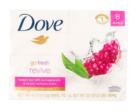 Dove Body Soap Go Fresh Revive Pomegranate 8 pcs (2 lb)