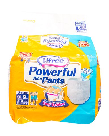 Lifree Adult Diaper Unisex - Extra Large 9 pcs /pack