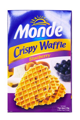 Nissin Crispy Waffle Blueberry 33 g