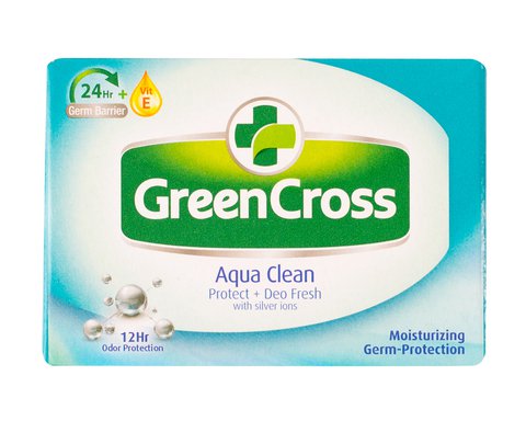 Green Cross Body Soap Aqua Clean 85 g
