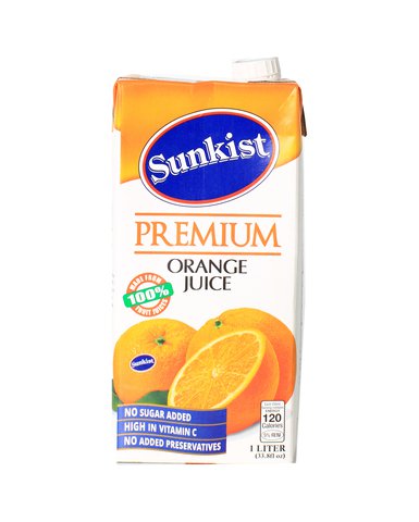 Sunkist Premium Orange Juice 1 l