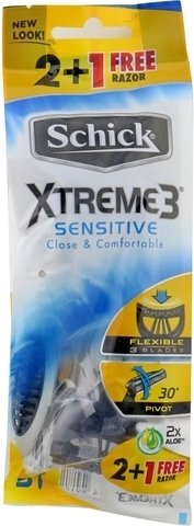 Schick Razor Extreme 3 Sensitive Flex 2 + 1 pcs