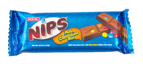 Nips Milk Chocolate Bar 14 g