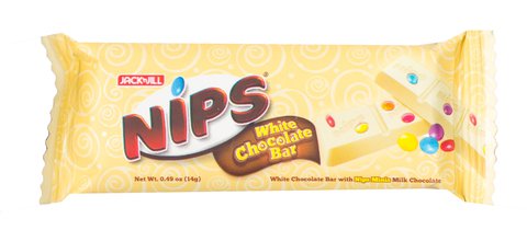 Nips White Chocolate Bar 14 g