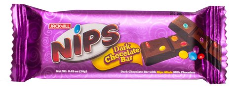 Nips Dark Chocolate Bar 14 g