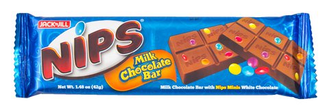 Nips Milk Chocolate Bar 42 g