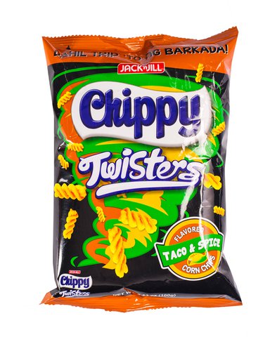 Chippy Twisters Taco &amp; Spice Corn Chips 100 g