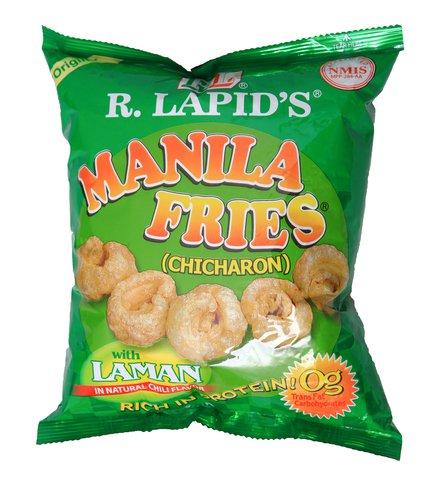 R. Lapid's Manila Fries Chicharon with Laman 110 g