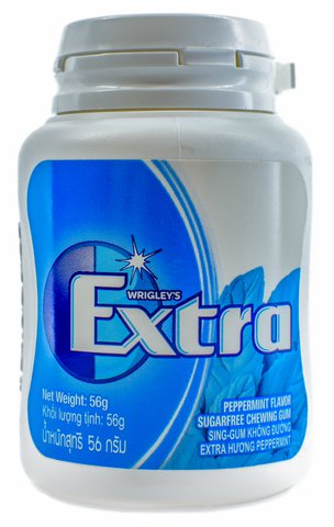 Wrigley's Extra Peppermint Bottle 56 g