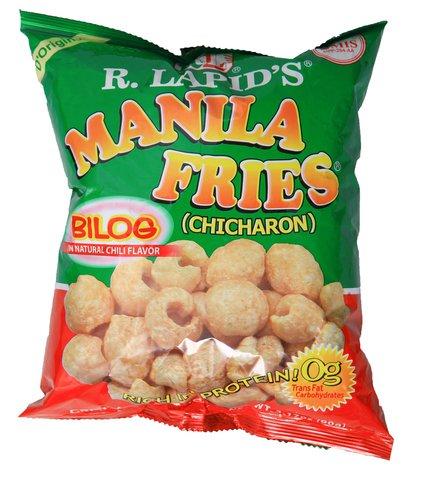 R Lapid Manila Fries Chicharon Bilog 90 g