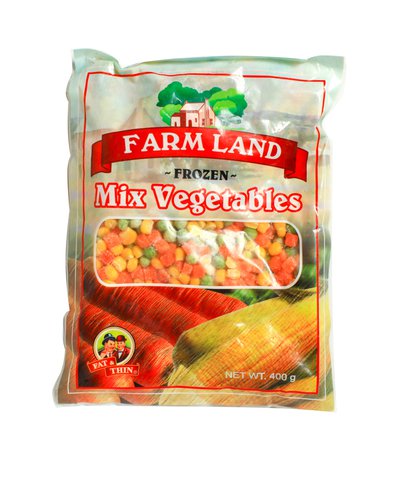 Fat &amp; Thin Farm Land Frozen Mix Vegetables 400 g
