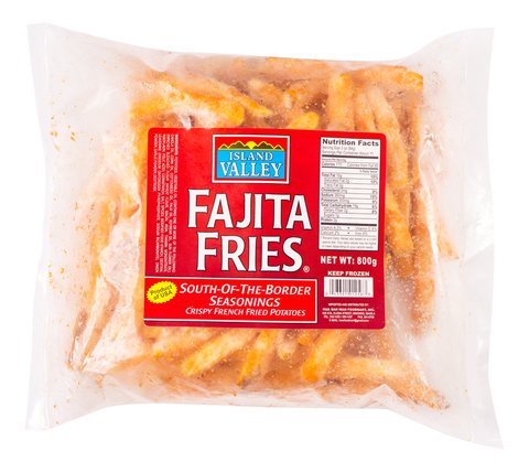 Island Valley Fajita Fries Fried Potatoes 800 g