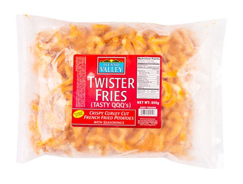 Island Valley Twister Fries Fried Potatoes 800 g