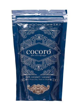 Cocoro Pure Coco Sap Sugar - Dark Caramel 250 g