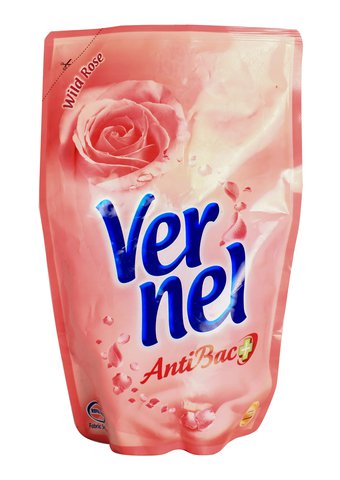 Vernel Fabric Softener Rose Refill 400 ml