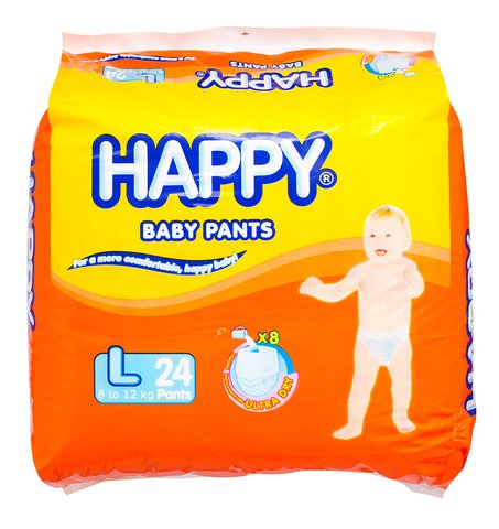Happy Baby Pants - Large 24 pcs /pack
