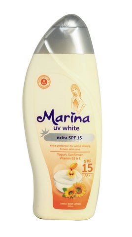 Marina UV White Body Lotion SPF 15 200 ml