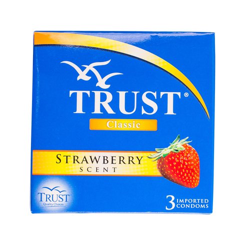 Trust Condom - Strawberry 3 pcs /pack