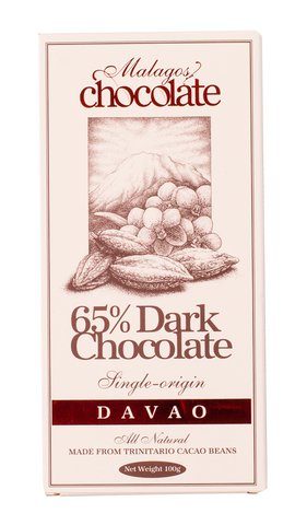 Malagos 65% Dark Chocolate 100 g